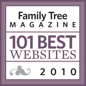 Family Tree Magazone Award 2010